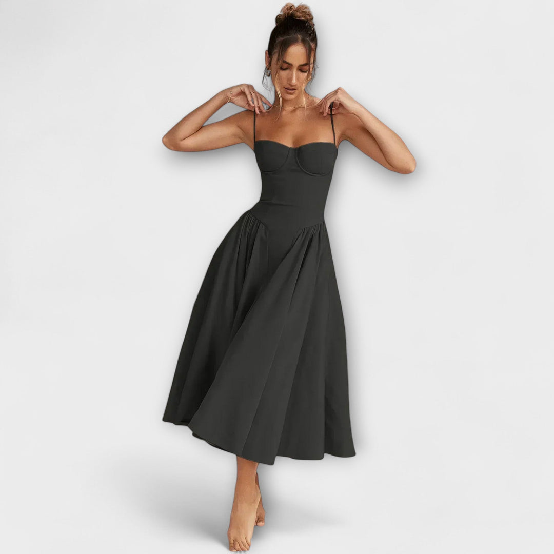 Rosalie - vestido elegante con corsé sin mangas