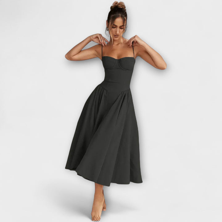 Rosalie - vestido elegante con corsé sin mangas