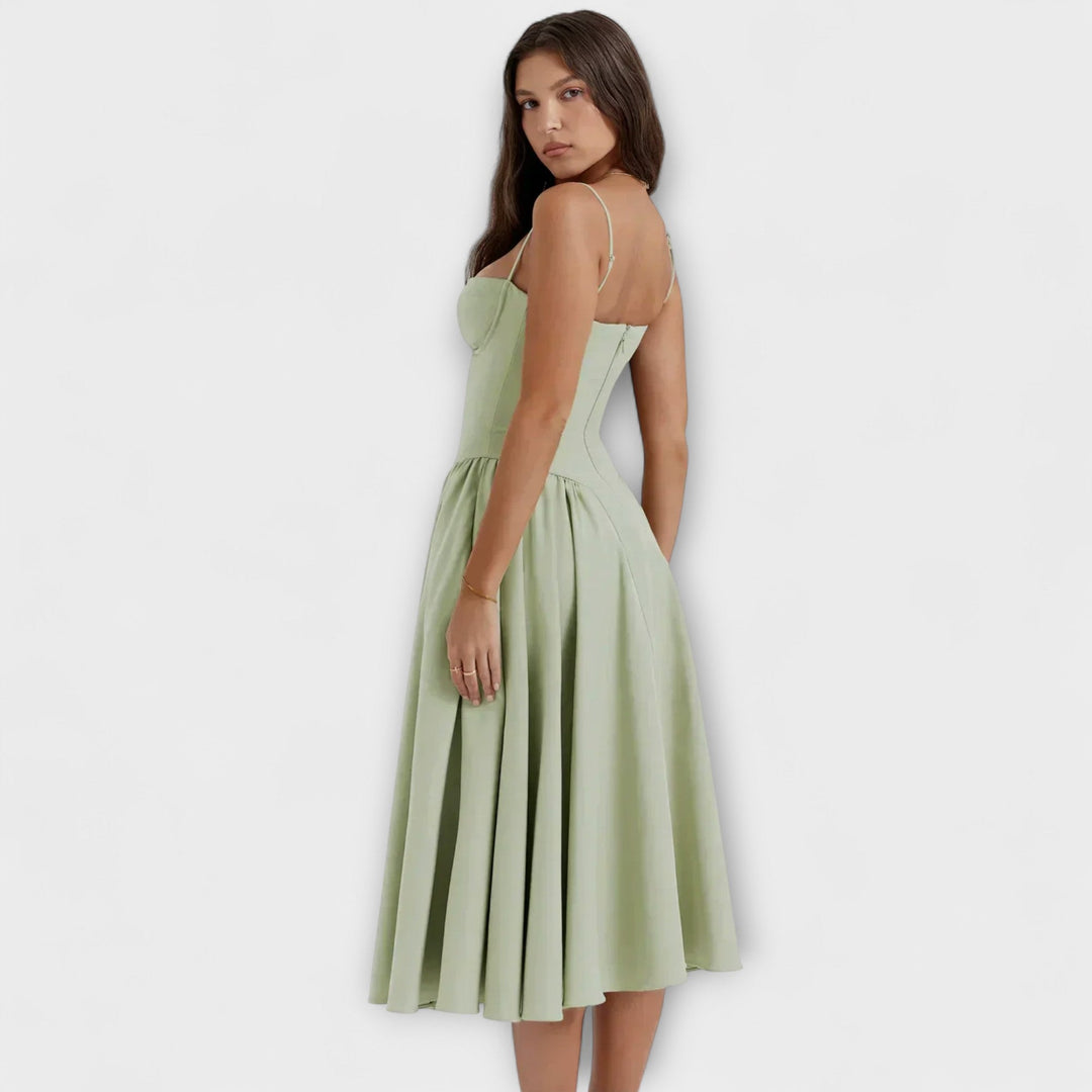 Rosalie - vestido elegante con corsé sin mangas