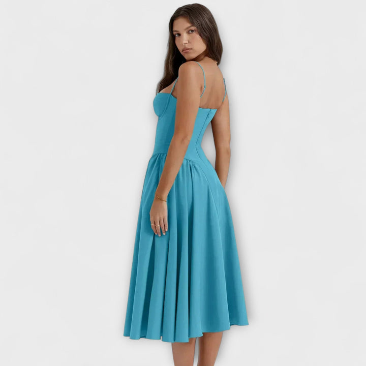 Rosalie - vestido elegante con corsé sin mangas