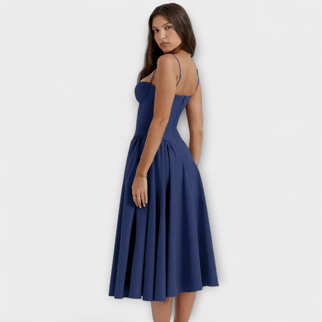 Rosalie - vestido elegante con corsé sin mangas