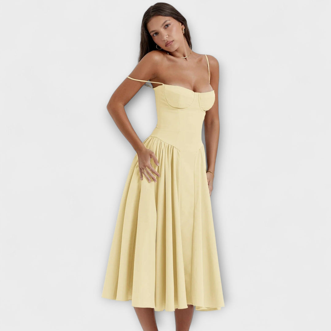Rosalie - vestido elegante con corsé sin mangas