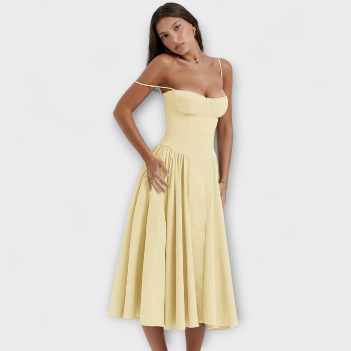 Rosalie - vestido elegante con corsé sin mangas