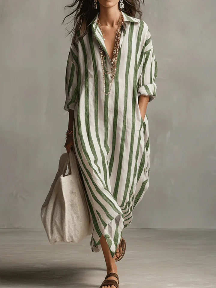 Pepa | Vestido camisero largo