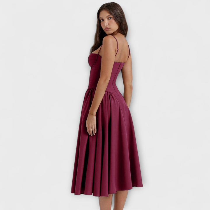 Rosalie - vestido elegante con corsé sin mangas