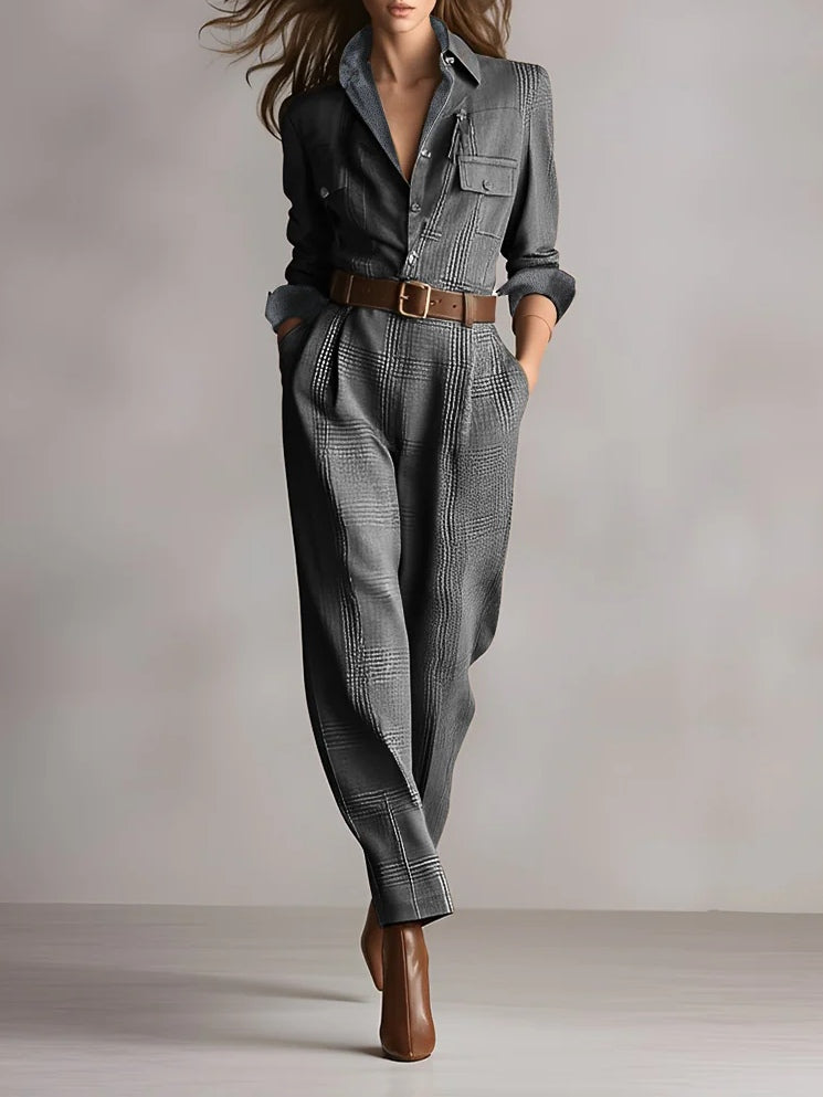 Anna™ | mono elegante a cuadros