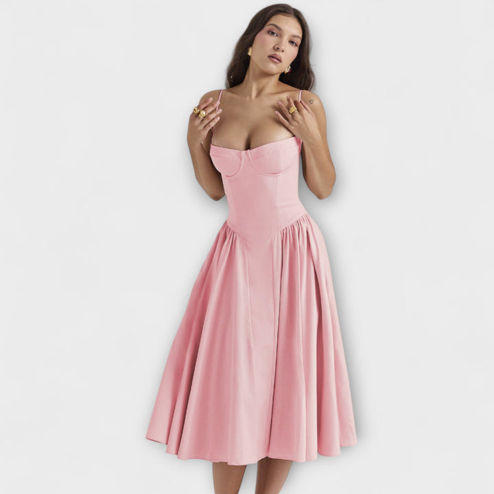 Rosalie - vestido elegante con corsé sin mangas