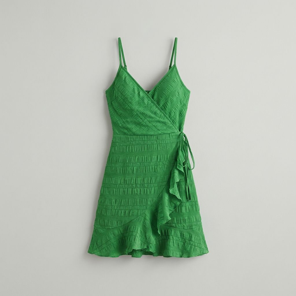 Camila Vestido Verde Esmeralda