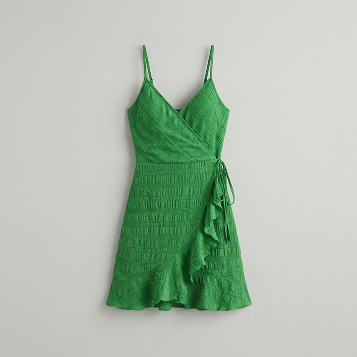 Camila Vestido Verde Esmeralda