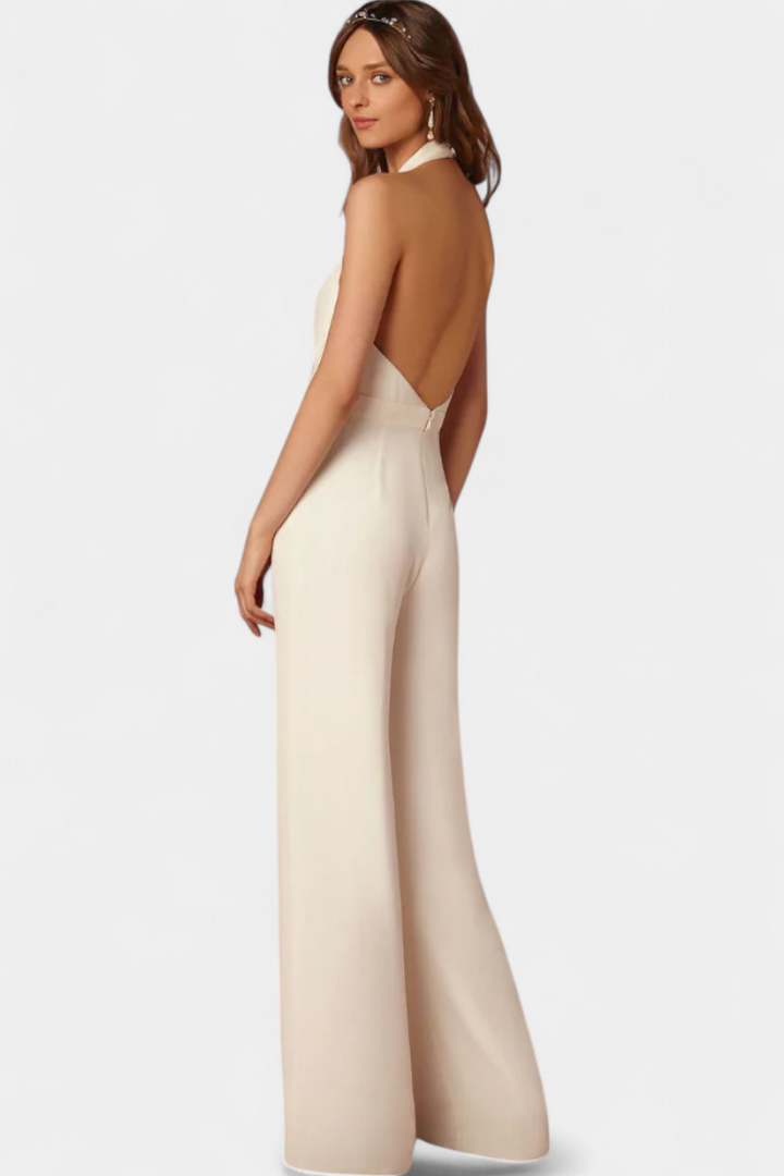 Lila Mono de Pierna Ancha con Elegancia Ligera